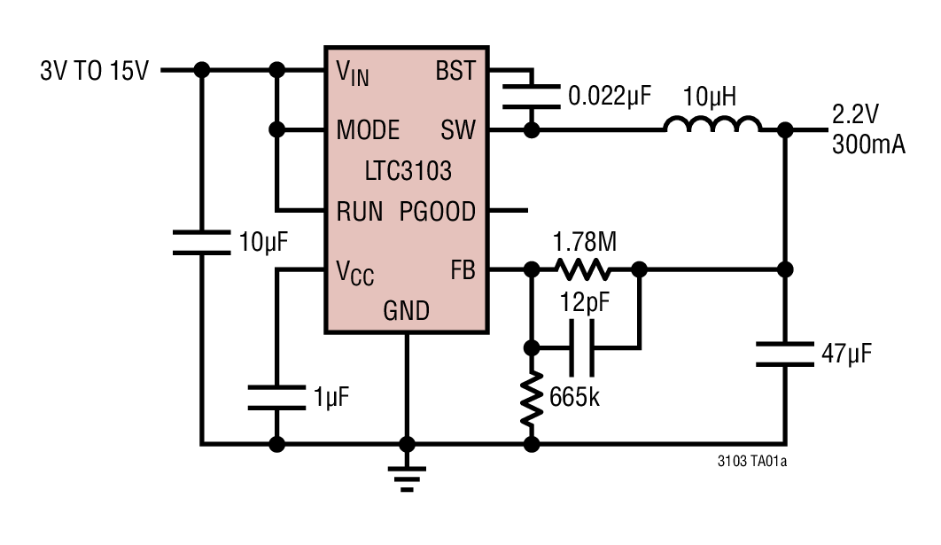 LTC3103Ӧͼһ